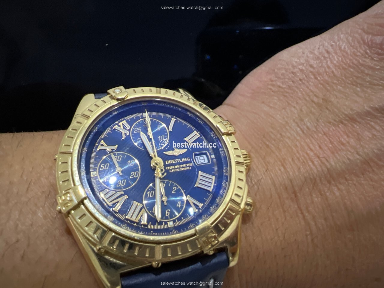 Breitling Crosswind Racing Mens watch Unisex Automatic Yellow gold K13355 Replica 2