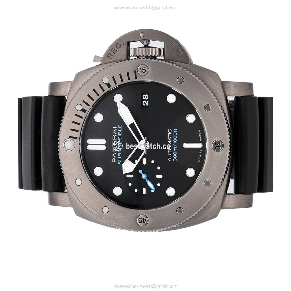 IMG_9085 Panerai Luminor Submersible 1950 3 Days Automatic Mens watch Unisex Automatic Titanium PAM01305 Replica 2
