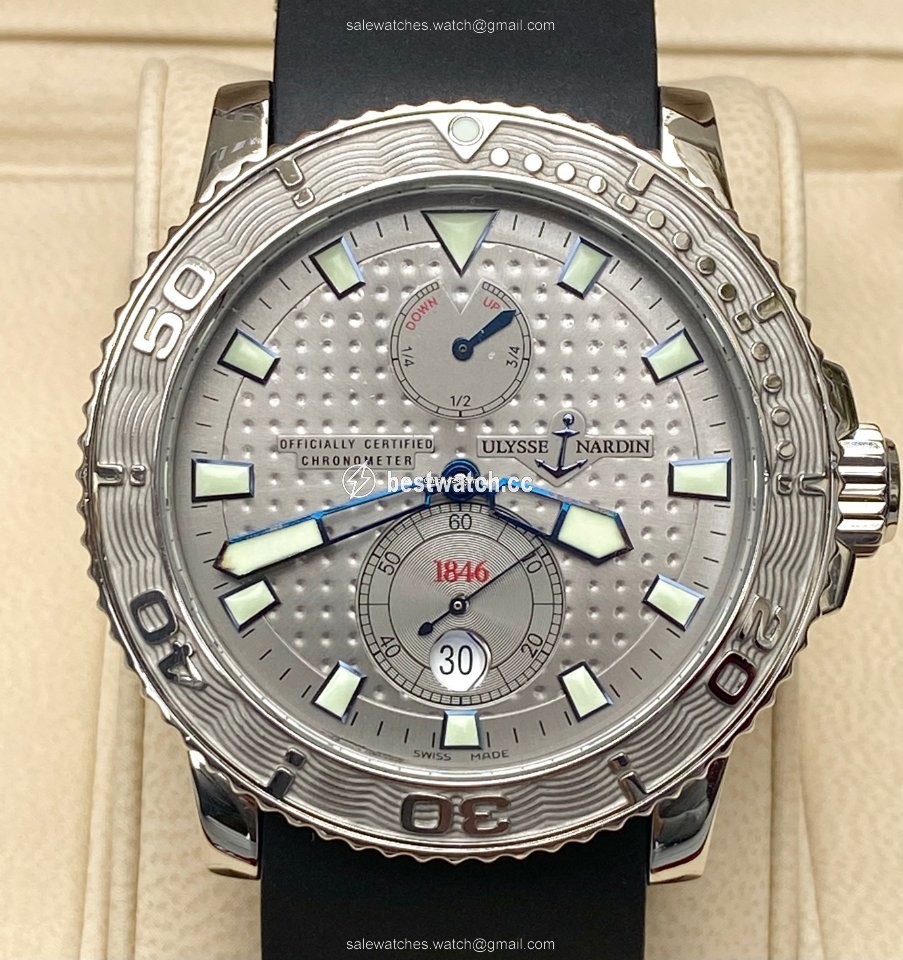 Ulysse Nardin Maxi Marine Diver Mens watch Unisex Automatic Steel 263-33-3 92 Replica 2