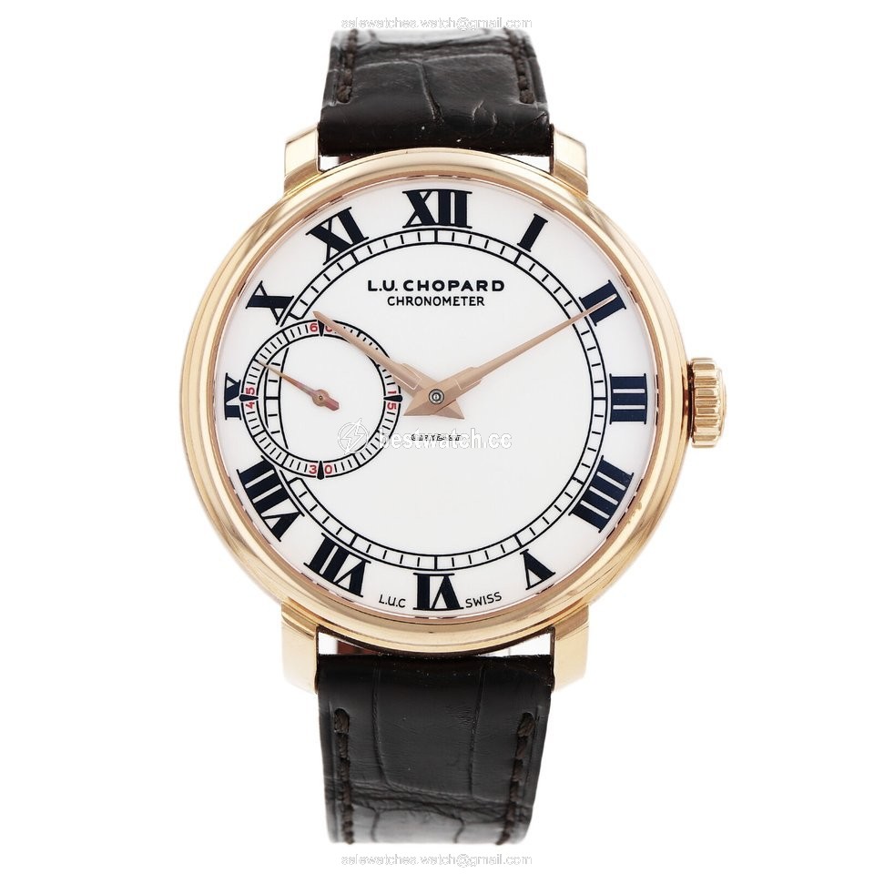 IMG_9085 Chopard L.U.C Mens watch Unisex Manual winding Yellow gold NUMBER 161963-5001 Replica 2