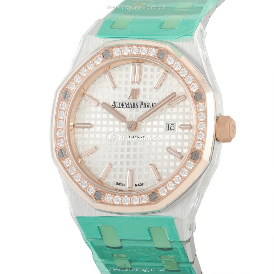 IMG_9085 Audemars Piguet Royal Oak Lady Mens watch Unisex Quartz Steel 67651SR.ZZ.1261SR.01 Replica 2