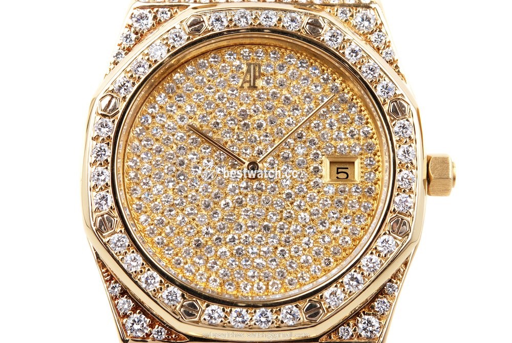 IMG_9085 Audemars Piguet Womens watch Quartz Yellow gold 56343BA.ZZ.0699BA.01 Replica 2