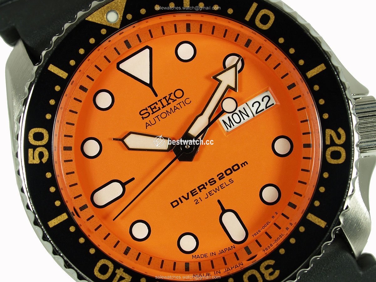 Seiko Mens watch Unisex Automatic Steel SKX011J1 Replica 2