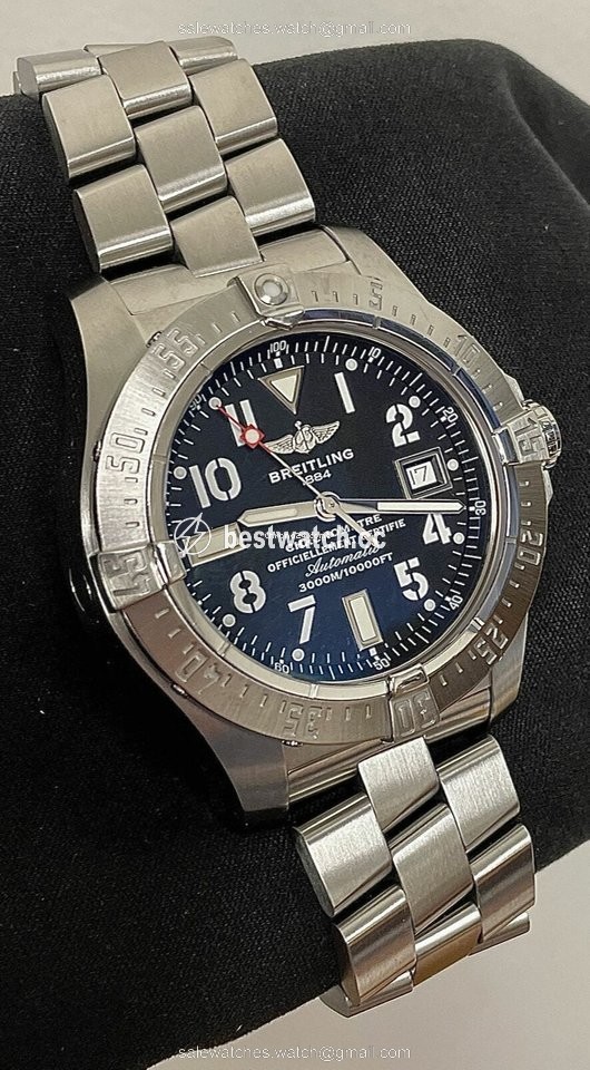 IMG_9085 Breitling Avenger Seawolf Mens watch Unisex Automatic Steel A1733010 Replica 2