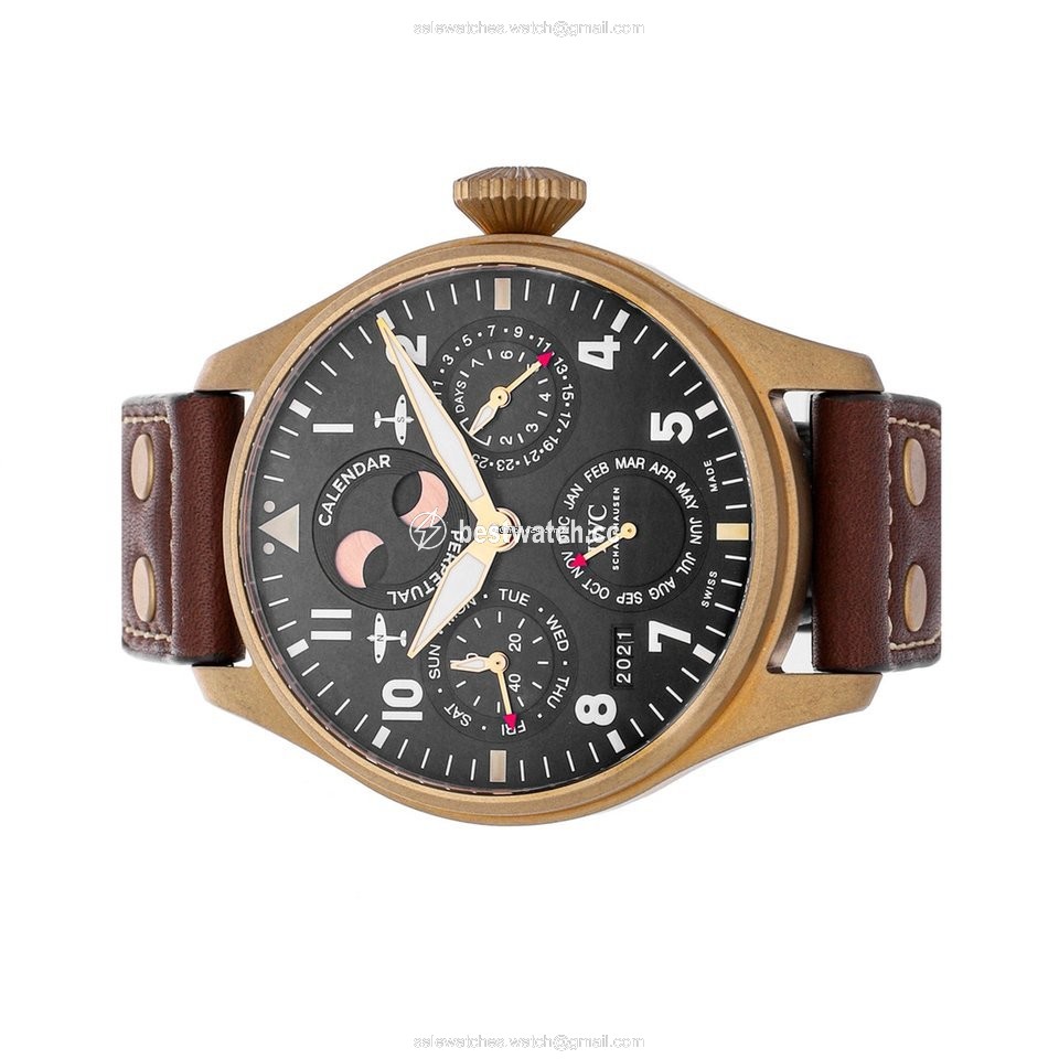 IMG_9085 IWC Big Pilot Mens watch Unisex Automatic Bronze IW5036-01 Replica 2
