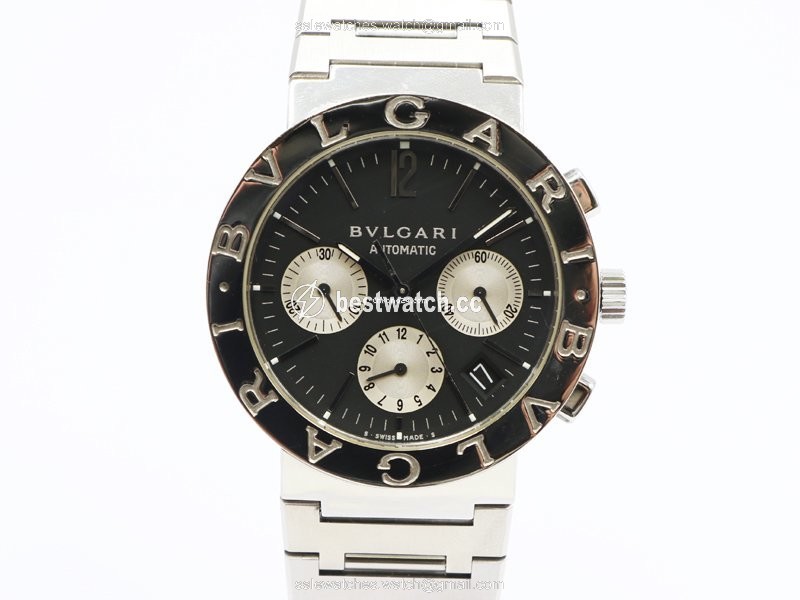 IMG_9085 Bulgari Bulgari Mens watch Unisex Automatic Steel BB38SSCH Replica 2