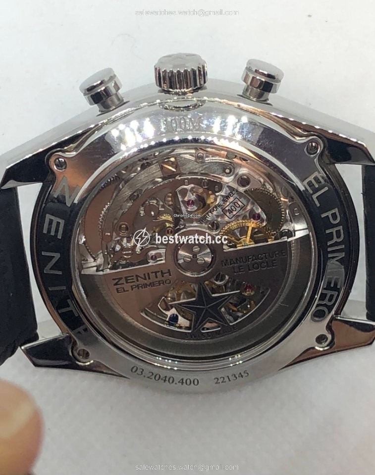 IMG_9085 Zenith El Primero 36000 VpH Mens watch Unisex Automatic Steel 03.2040.400 21.C496 Replica 2
