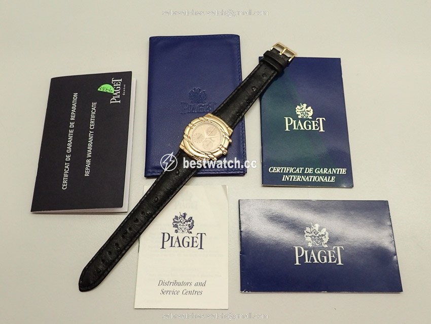 IMG_9085 Piaget Tanagra Mens watch Unisex Quartz Yellow gold 14081 Replica 2