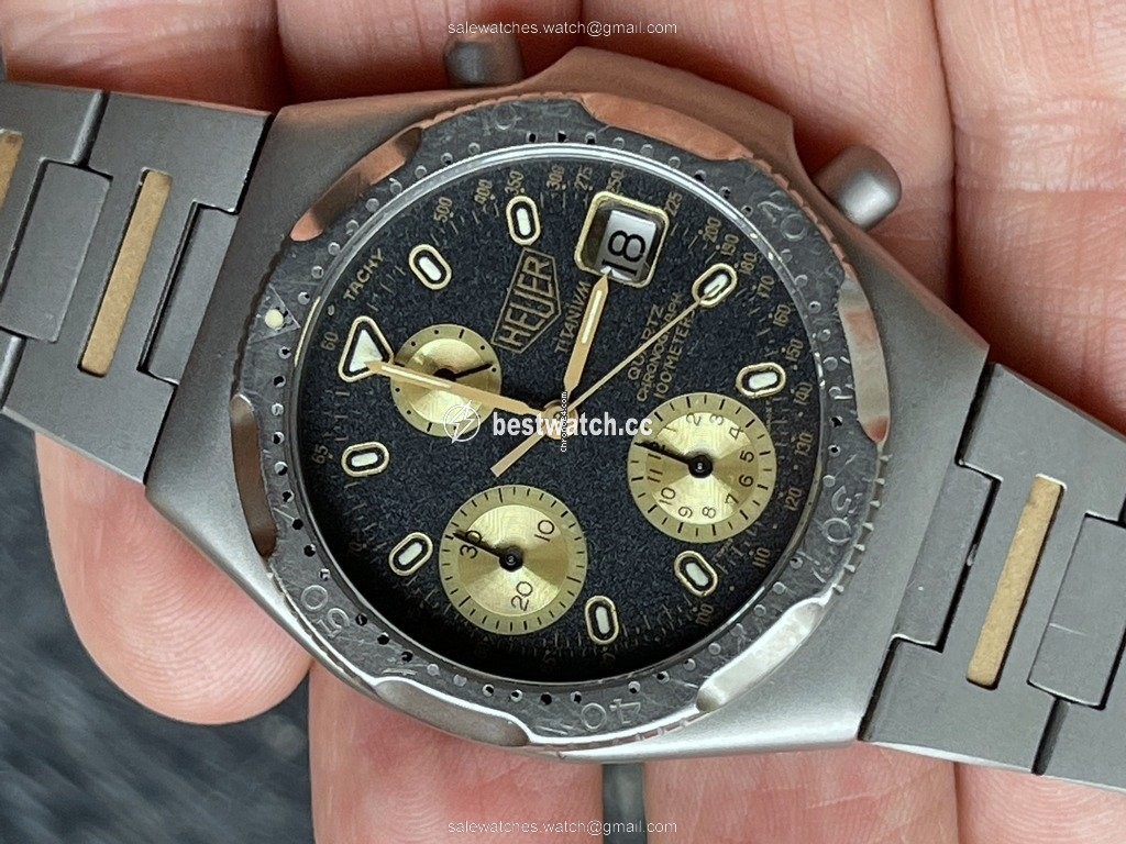 IMG_9085 TAG Heuer Mens watch Unisex Quartz Titanium HEUER 220.206 Replica 2