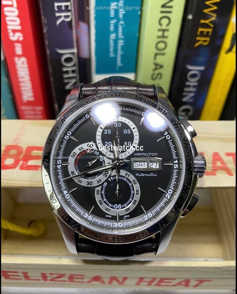 IMG_9085 Hamilton Jazzmaster Auto Chrono Mens watch Unisex Automatic Steel H328160 Replica 2