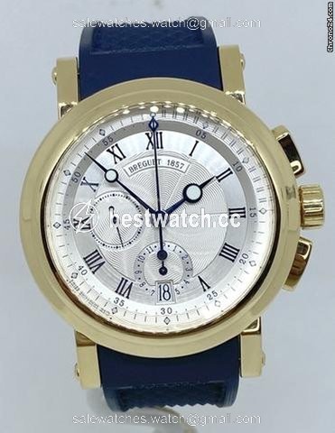 Breguet Marine Mens watch Unisex Automatic Yellow gold 5827BA 12 5ZU Replica 2