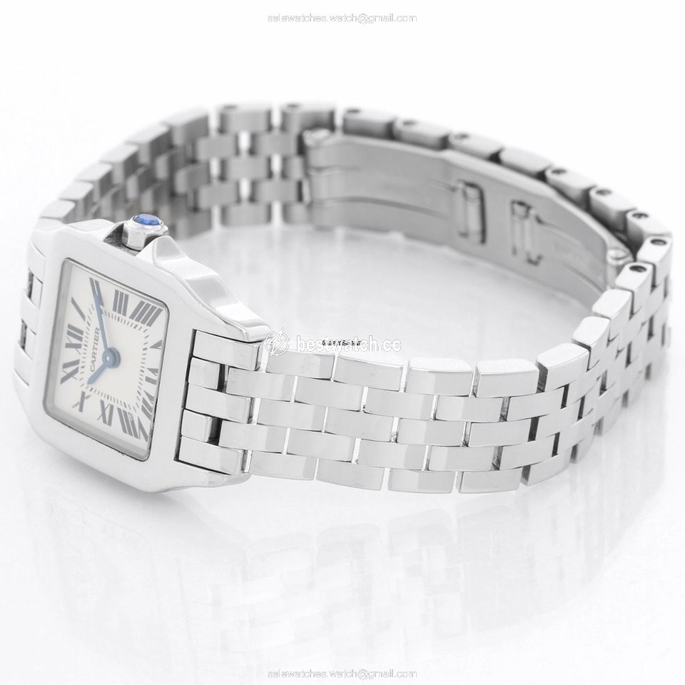 IMG_9085 Cartier Santos Demoiselle Womens watch Quartz Steel W25064Z5 2698 Replica 2