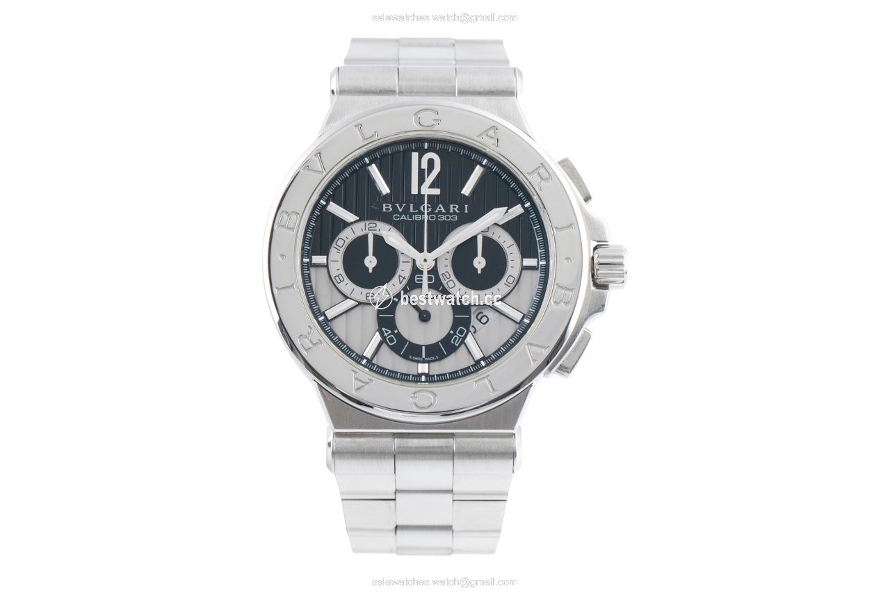Bulgari Diagono Mens watch Unisex Automatic Steel DG42SCH Replica 2