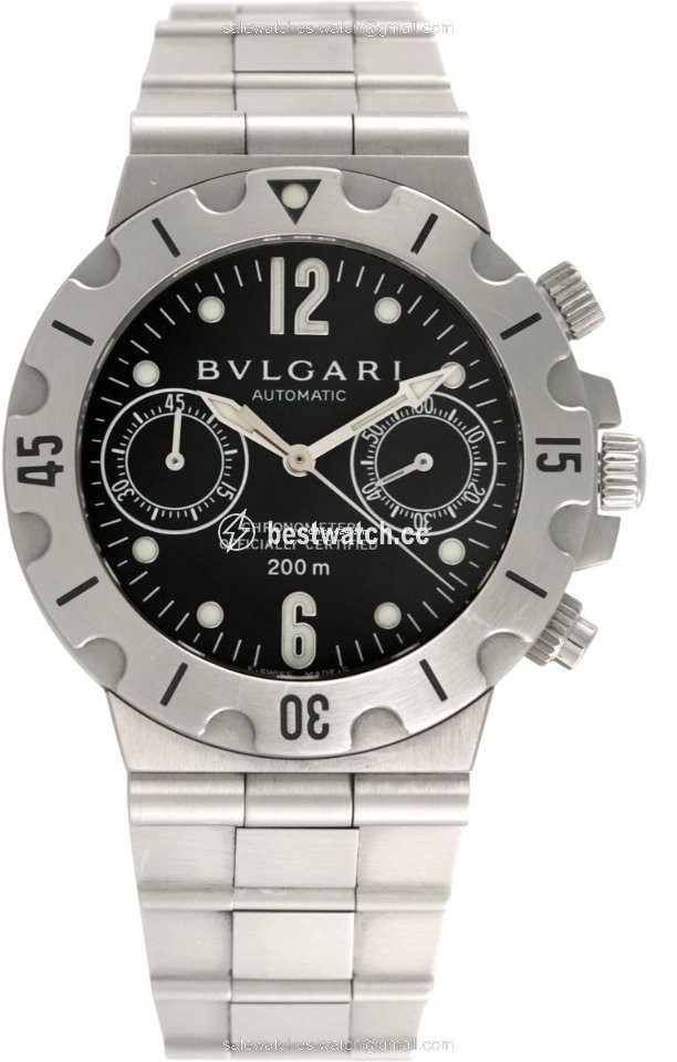 Bulgari Diagono Mens watch Unisex Automatic Steel SC38S Replica 2