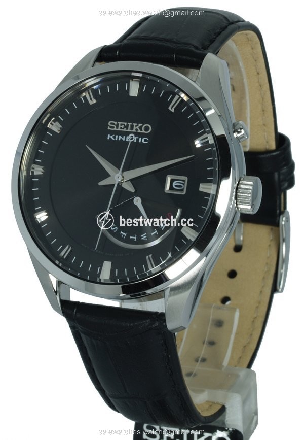 IMG_9085 Seiko Kinetic Mens watch Unisex Manual winding Steel SRN045P2 Replica 2