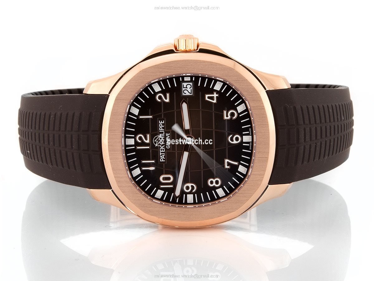 IMG_9085 Patek Philippe Aquanaut Mens watch Unisex Automatic Rose gold 5167R- 001 Replica 2