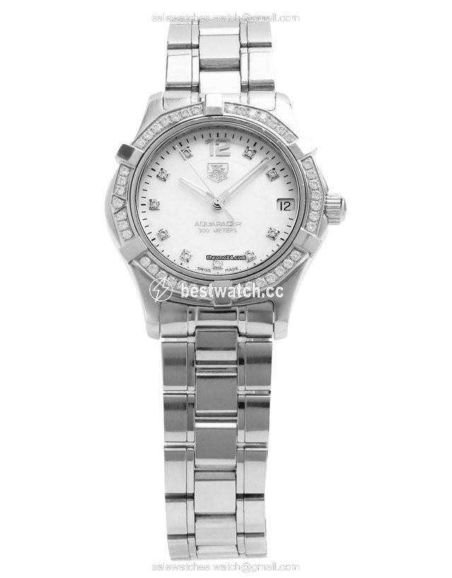 IMG_9085 TAG Heuer Aquaracer Lady Mens watch Unisex Quartz Steel WAF1313.BA0819 Replica 2