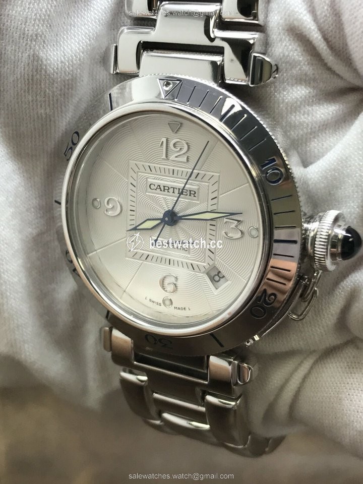 Cartier Pasha Automatic White gold 2353 W30137M9 Replica 2