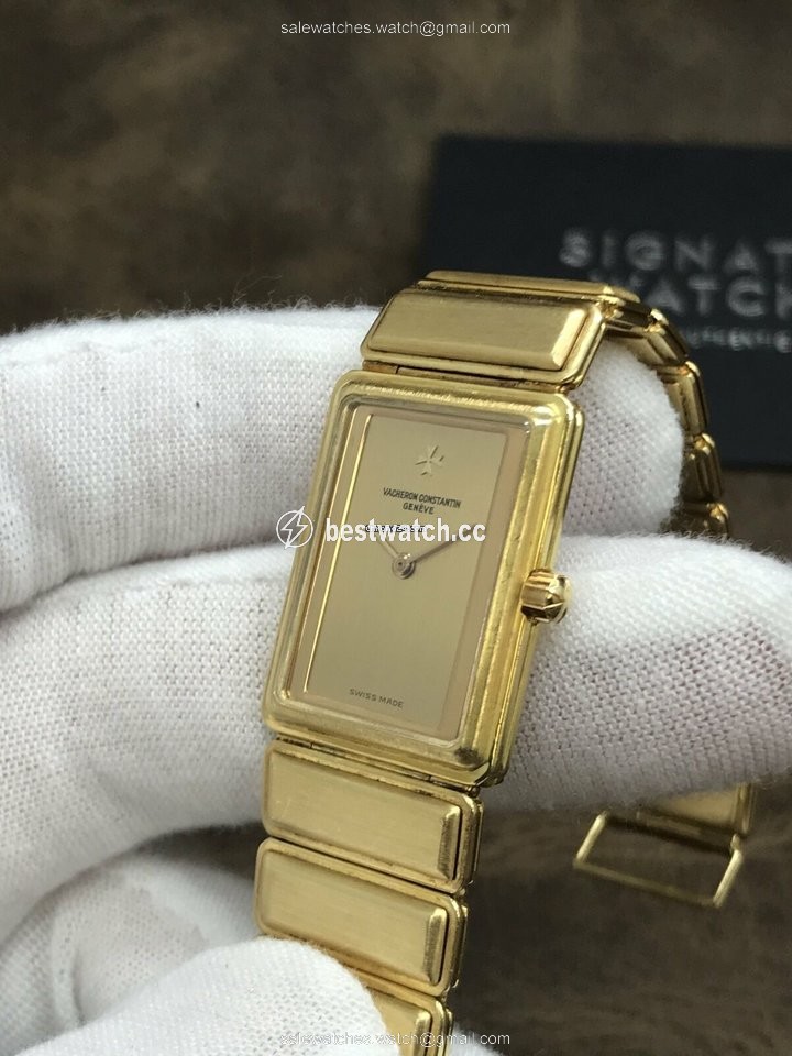Vacheron Constantin Harmony Quartz Yellow gold 18K Replica 2