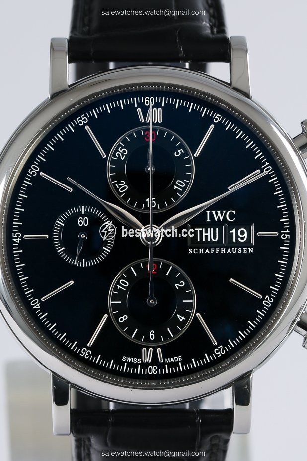 IWC Portofino Chronograph Mens watch Unisex Automatic Steel IW391007 Replica 2