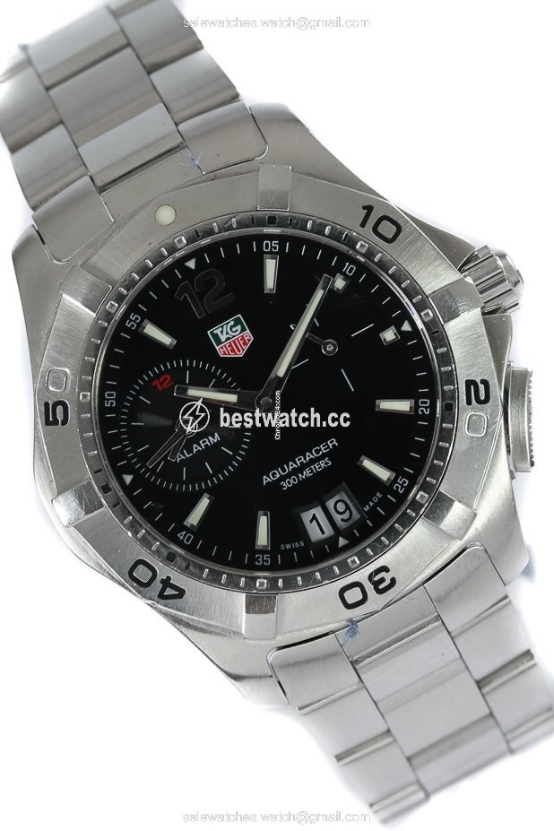 IMG_9085 TAG Heuer Aquaracer 300M Mens watch Unisex Quartz Steel WAF111Z.BA0801 Replica 2