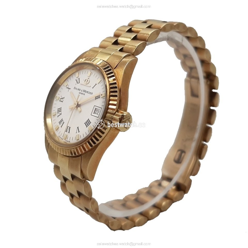 Baume & Mercier Womens watch Quartz Yellow gold 83207 Replica 2
