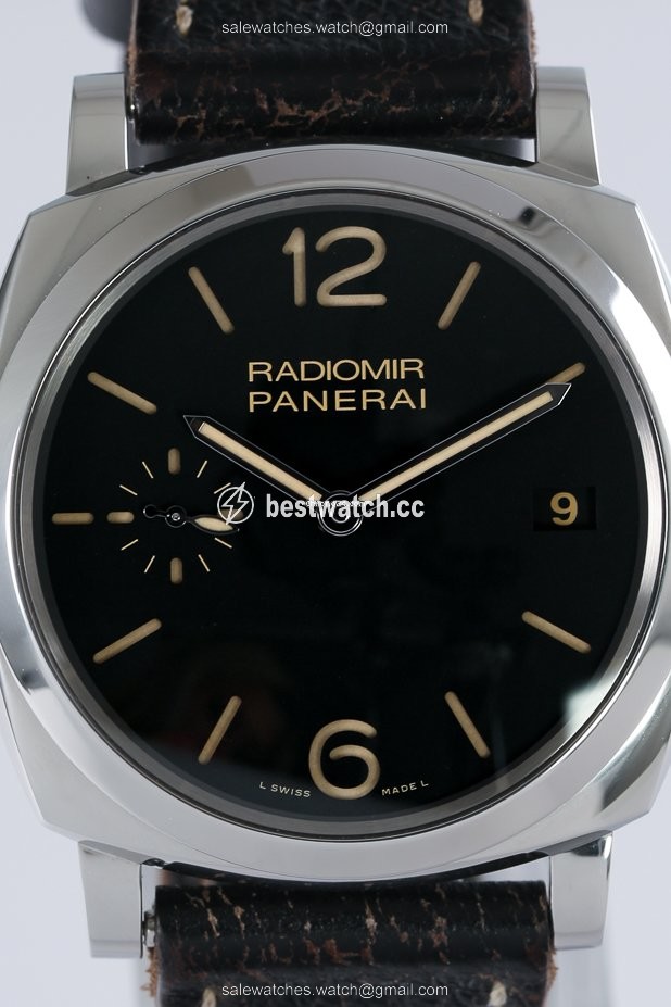 IMG_9085 Panerai Radiomir 1940 3 Days Mens watch Unisex Manual winding Steel PAM 00514 Replica 2
