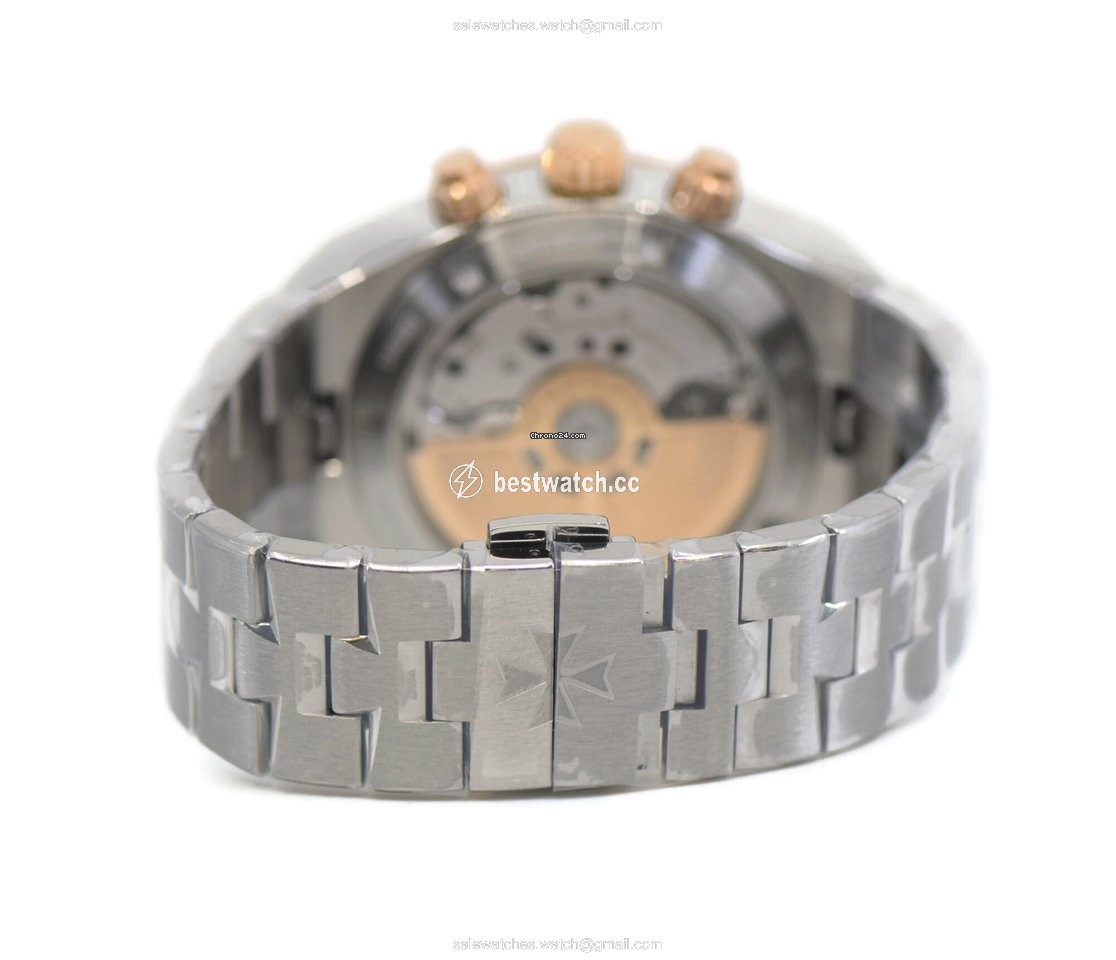 Vacheron Constantin Overseas Chronograph Mens watch Unisex Automatic Gold Steel 5500V Replica 2