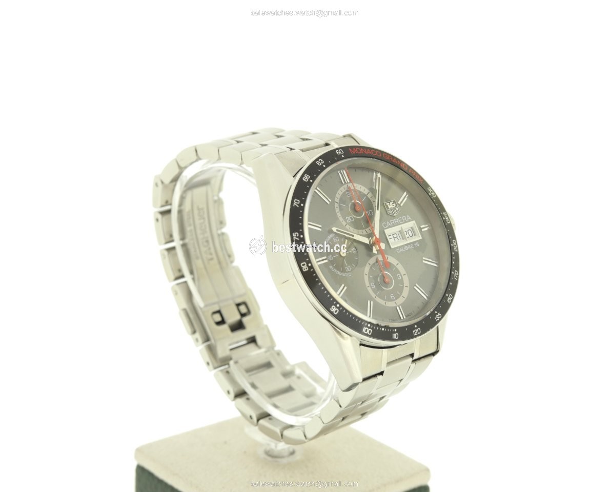 IMG_9085 TAG Heuer Carrera Calibre 16 Mens watch Unisex Automatic Steel CV2A1F Replica 2