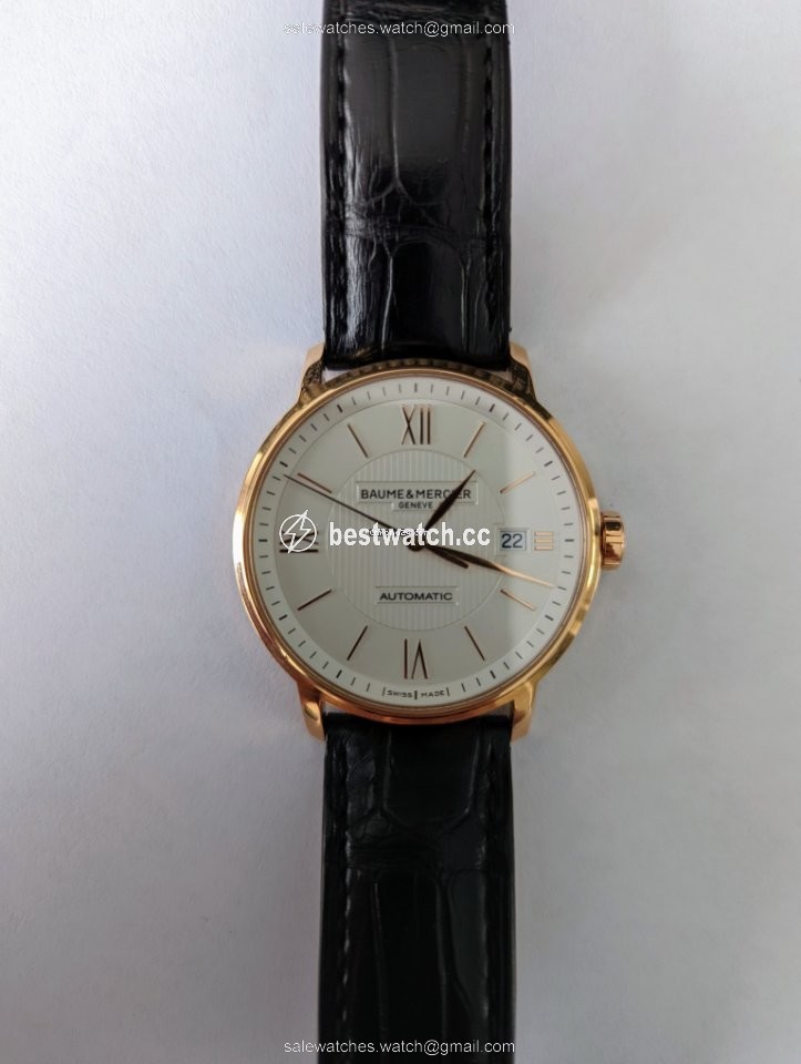 IMG_9085 Baume & Mercier Classima Mens watch Unisex Rose gold MOA10037 Replica 2