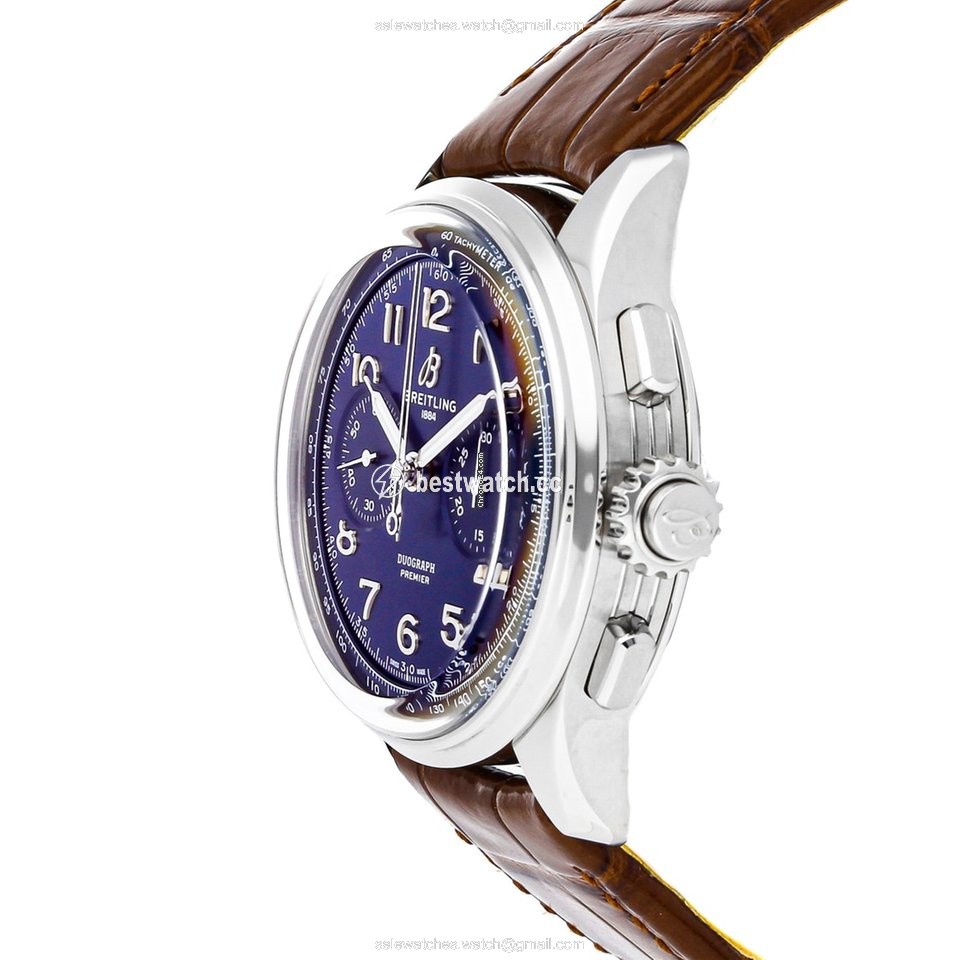 IMG_9085 Breitling Duograph Mens watch Unisex Manual winding Steel AB1510171C1P1 Replica 2