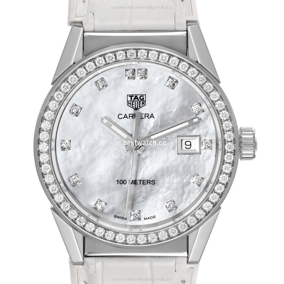 IMG_9085 TAG Heuer Carrera Lady Womens watch Quartz Steel WBG1315.BA0758 Replica 2