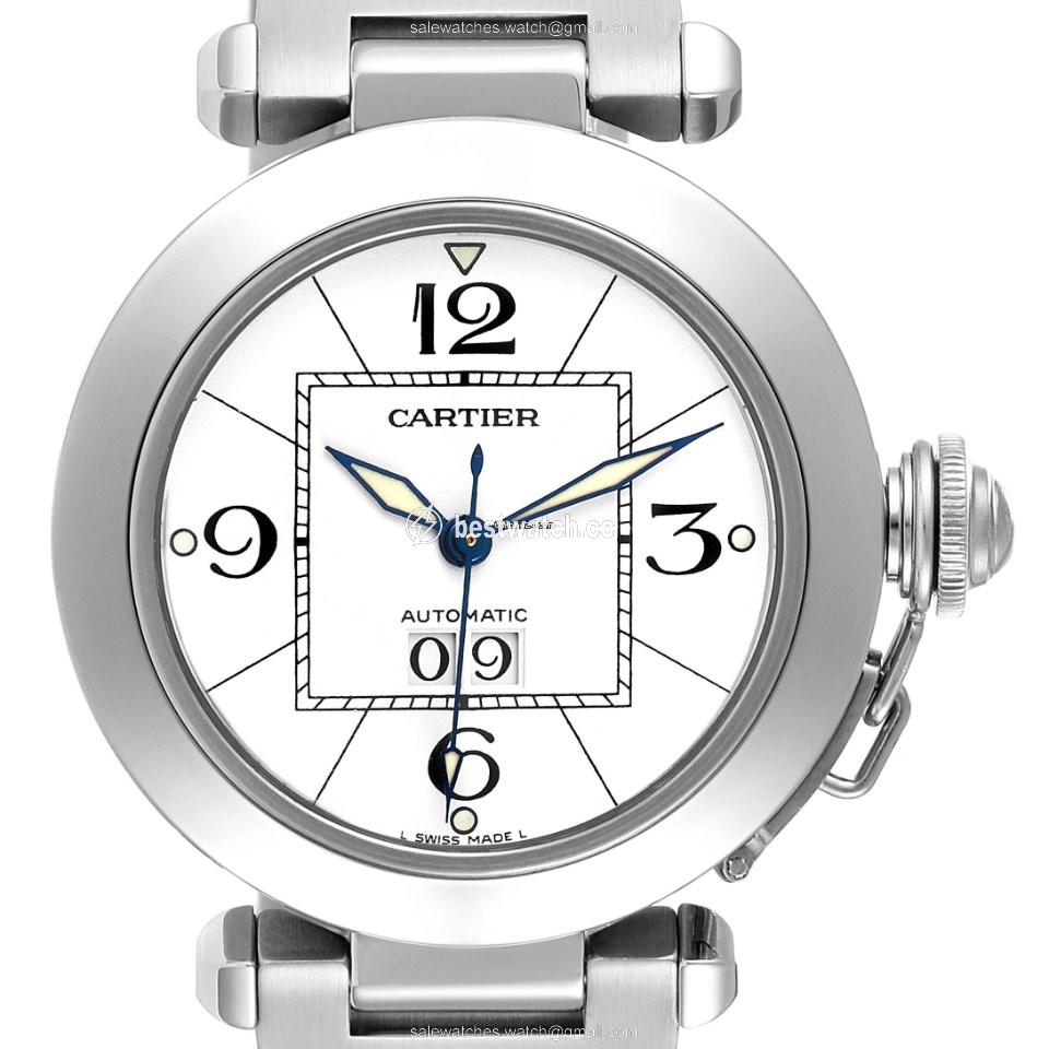 IMG_9085 Cartier Pasha C Mens watch Unisex Automatic Steel W31055M7 Replica 2