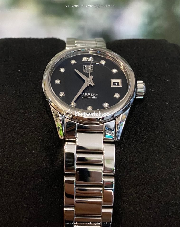 IMG_9085 TAG Heuer Carrera Lady Womens watch Automatic Steel WAR2413.BA0776 Replica 2