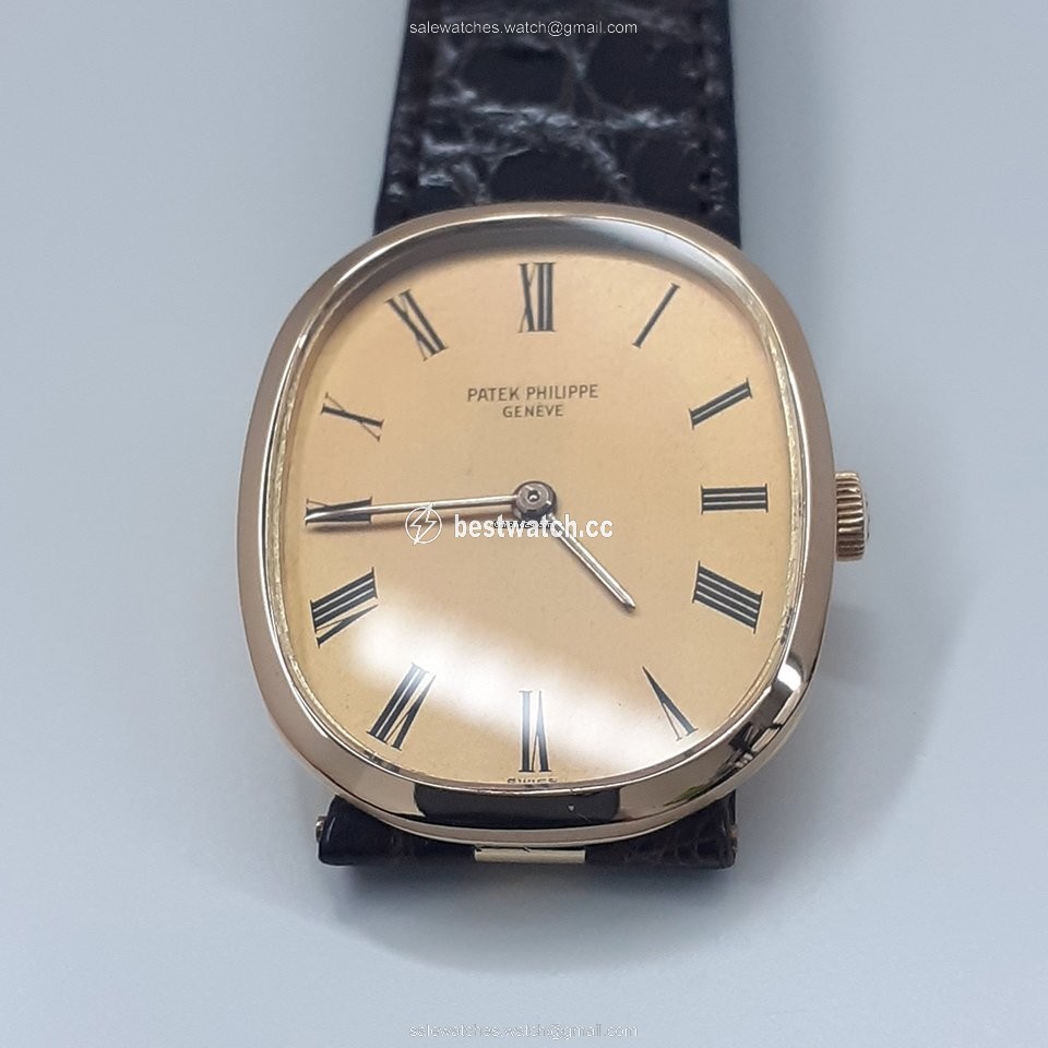 IMG_9085 Patek Philippe Golden Ellipse Mens watch Unisex Manual winding Yellow gold 5206 Replica 2