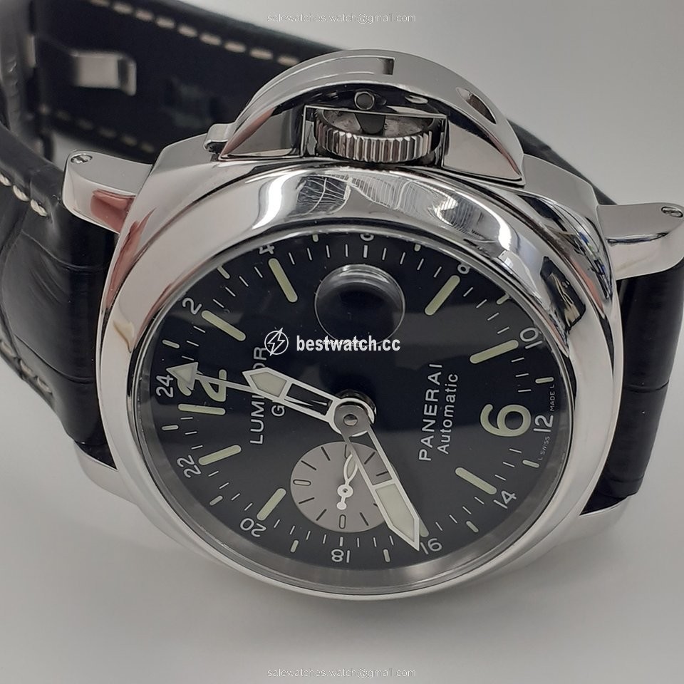 IMG_9085 Panerai Luminor GMT Automatic Mens watch Unisex Automatic Steel PAM00088 Replica 2