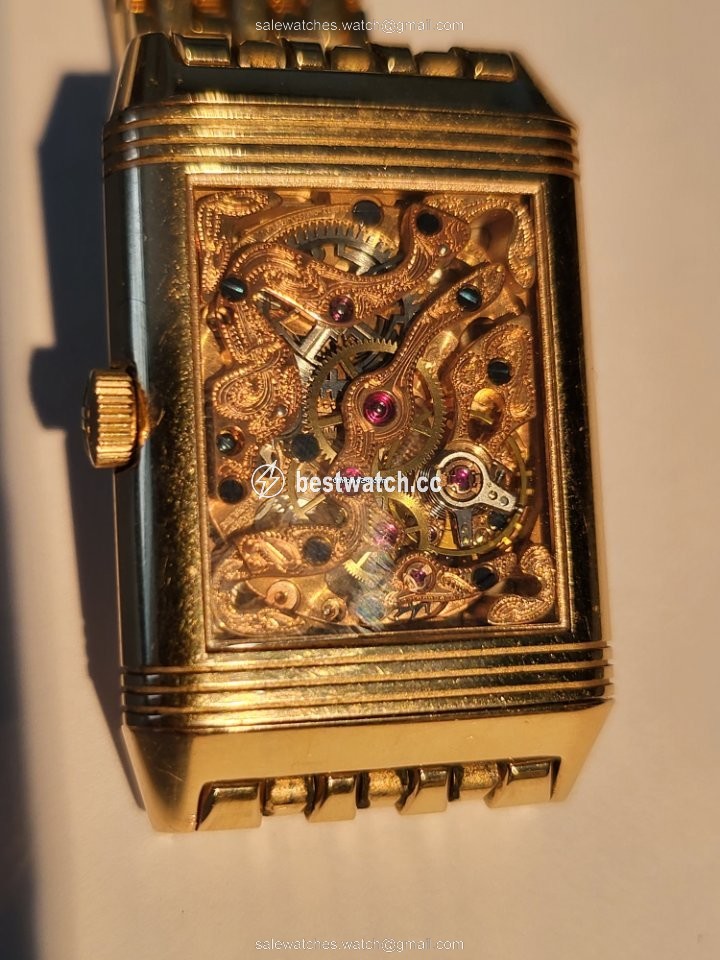 IMG_9085 Jaeger-LeCoultre Reverso Mens watch Unisex Manual winding Red gold 270.2.62 Replica 2