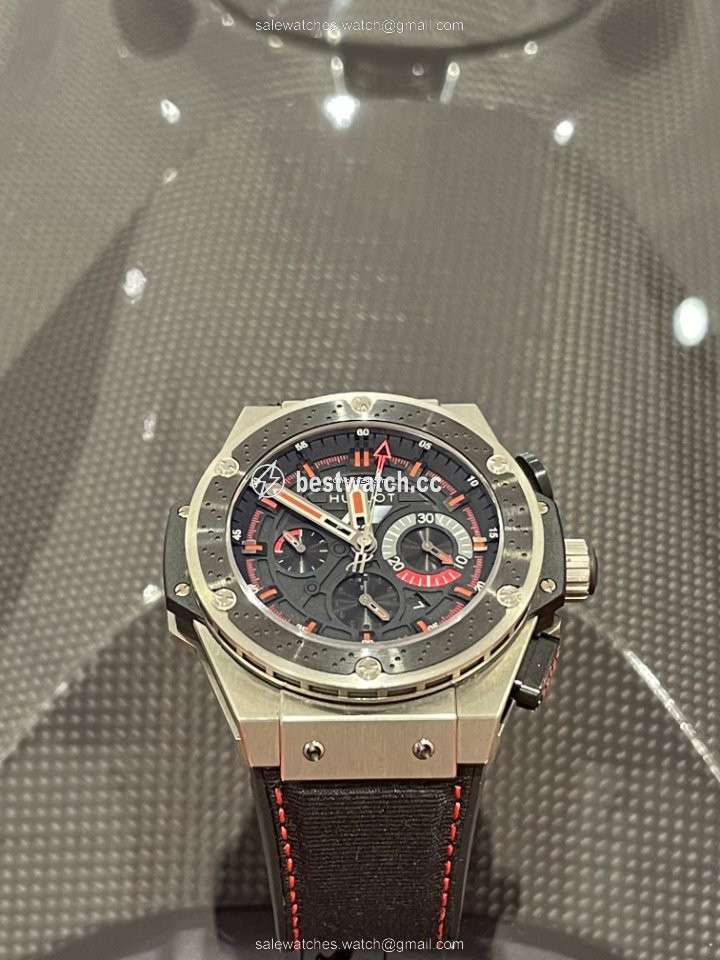 IMG_9085 Hublot King Power Mens watch Unisex Automatic Titanium 703.ZM.1123.NR.FMO10 Replica 2