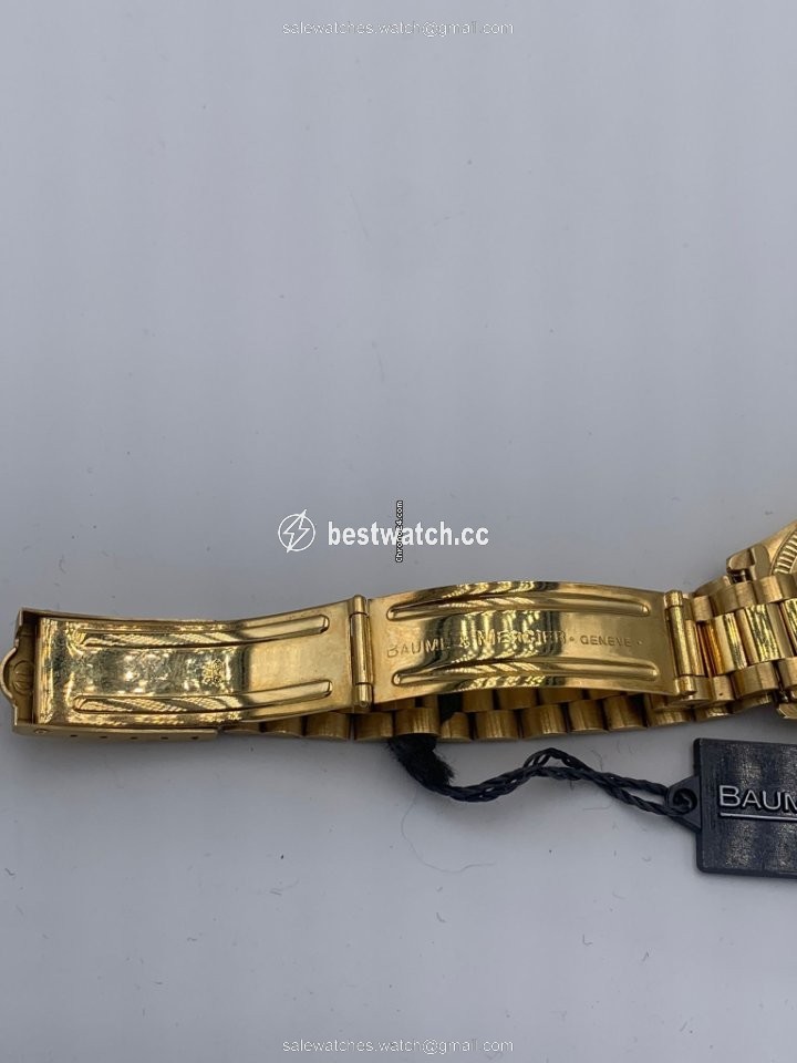 Baume & Mercier Quartz Yellow gold 63193 Replica 2