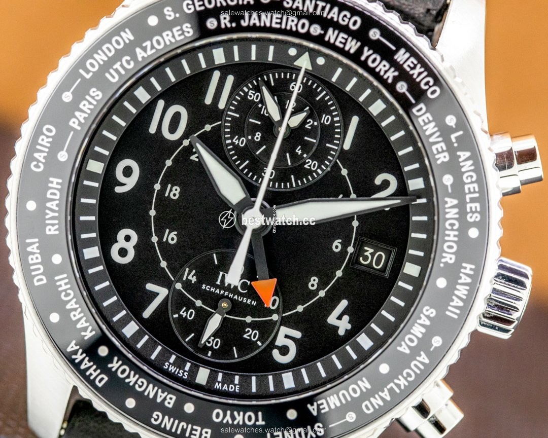 IMG_9085 IWC Pilot Chronograph Mens watch Unisex Automatic Steel IW395001 Replica 2