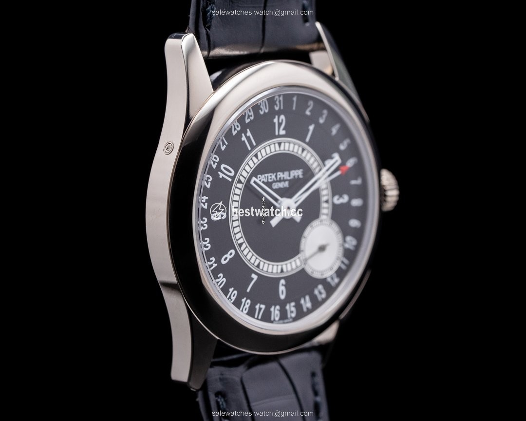IMG_9085 Patek Philippe Calatrava Mens watch Unisex Automatic White gold 6006G-001 Replica 2