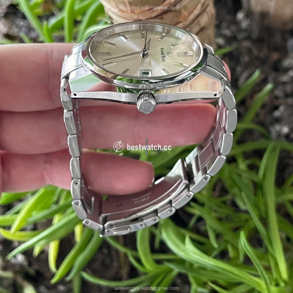 IMG_9085 Seiko Grand Seiko Mens watch Unisex Quartz Steel SBGP001 Replica 2