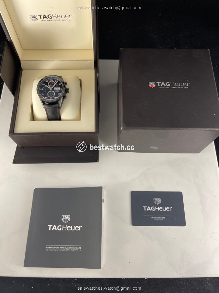 IMG_9085 TAG Heuer Carrera Calibre 16 Mens watch Unisex Automatic Titanium CV2A81.FC6237 Replica 2