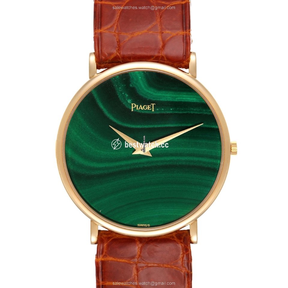 Piaget Mens watch Unisex Manual winding Yellow gold 9035 Replica 2