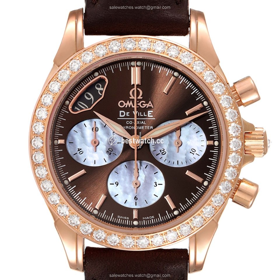 IMG_9085 Omega De Ville Co-Axial Womens watch Automatic Rose gold 4877.60.37 Replica 2