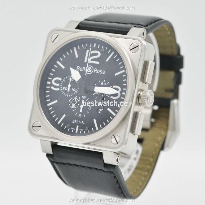 IMG_9085 Bell & Ross BR 01-94 Chronographe Mens watch Unisex Automatic Steel BR0194-BL-ST Replica 2