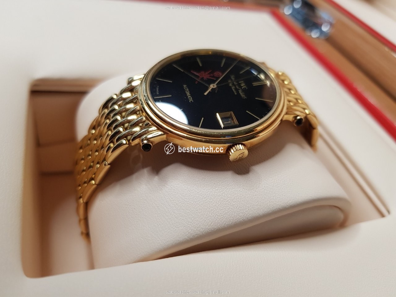 IWC Portofino Mens watch Unisex Automatic Yellow gold 3512 3550 Replica 2