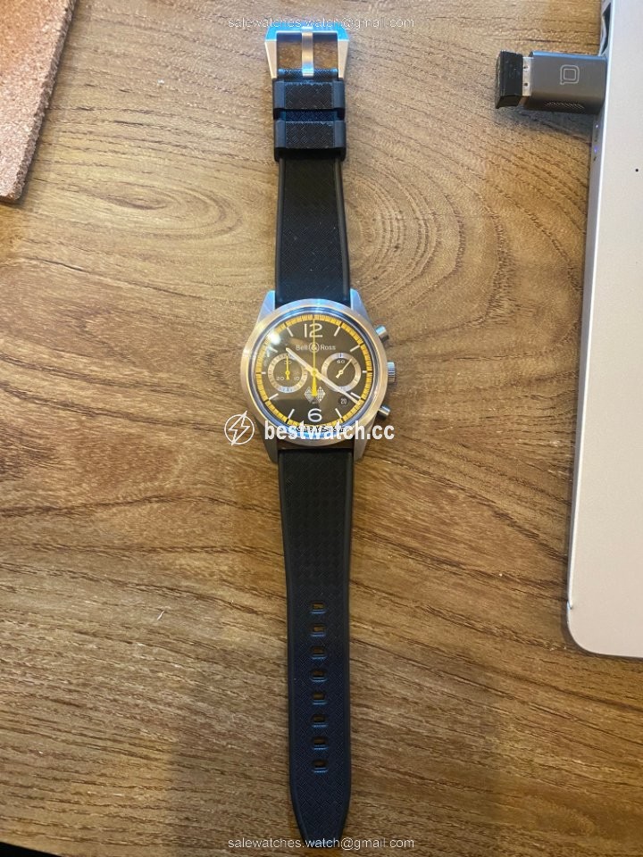 IMG_9085 Bell & Ross BR V1 Mens watch Unisex Automatic Steel BRV126-RS40-ST SRB Replica 2