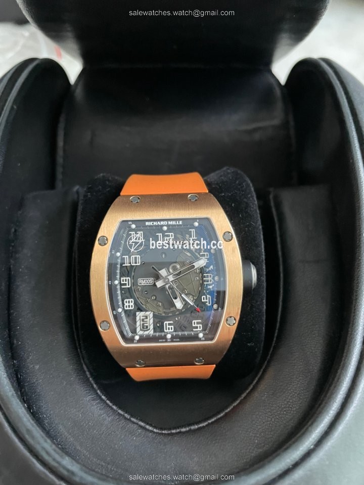 IMG_9085 Richard Mille RM 005 Mens watch Unisex Automatic Rose gold 1643 Replica 2