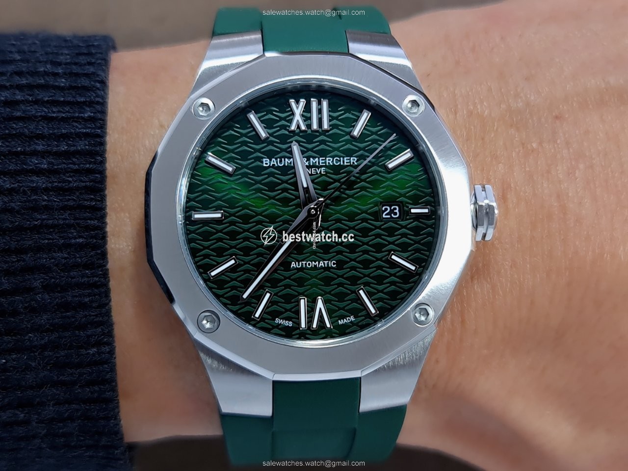 Baume & Mercier Riviera Mens watch Unisex Automatic Steel M0A10618 Replica 2